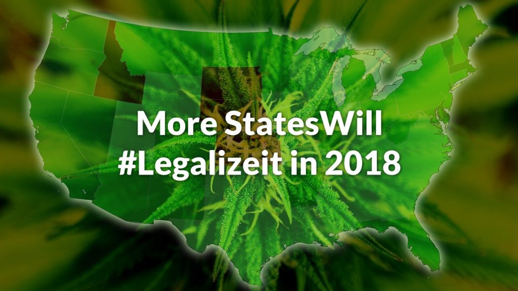 More States Legalizing Marijuana in 2018